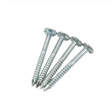 Flat Head Ring Shank Skrue Nails